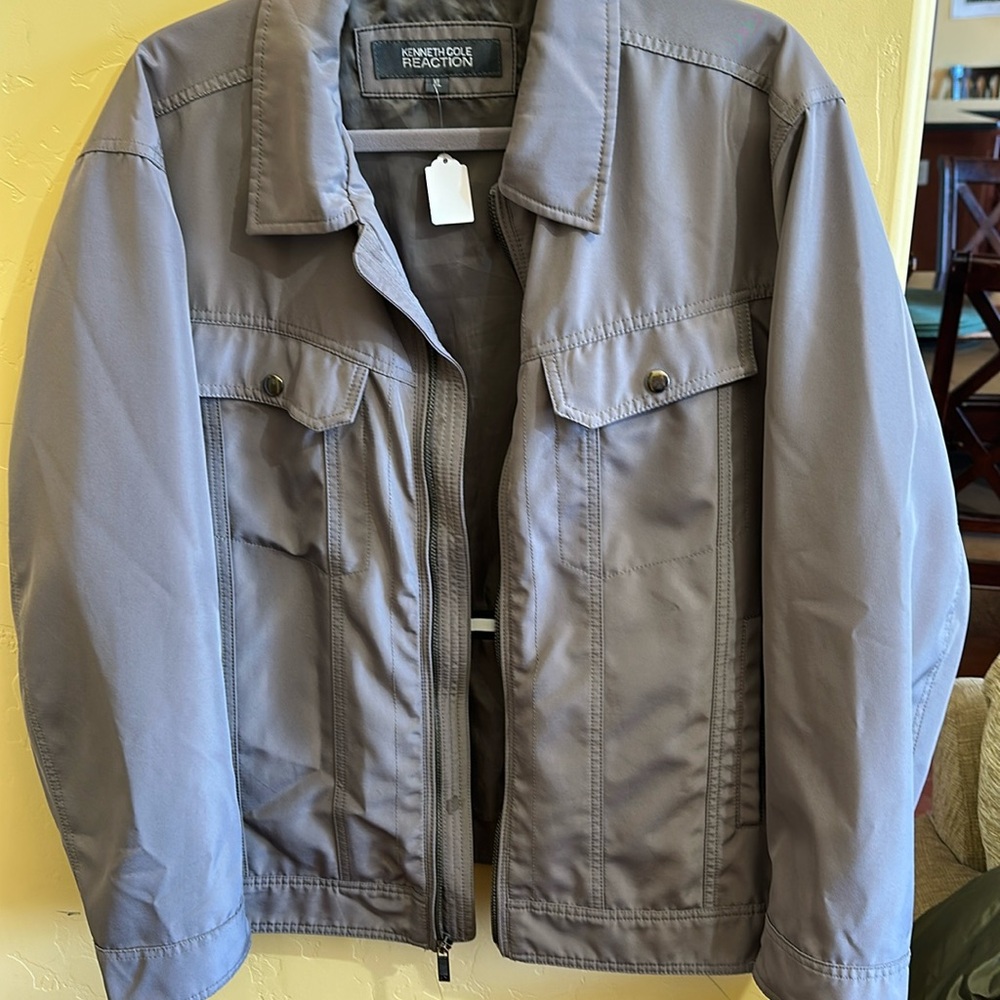 Kenneth Cole Reaction XL Pewter Jacket
